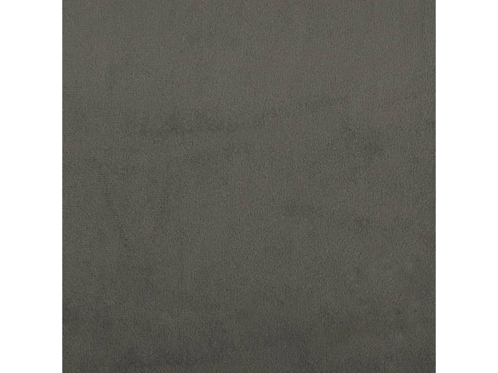 Headboard with wings, Dark Grey, 147x16x118/128 cm, Velvet