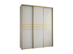 Meublori 10 Sliding Door Wardrobe 235.2/190/60 3 Doors