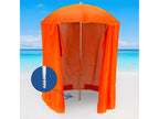 Beach umbrella, lightweight screw-in UV protection tent, 200 cm, Meublori