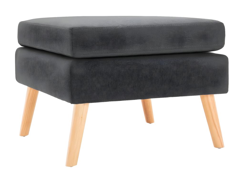 Dark Grey Fabric Footrest