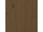 Honey Brown Headboard 145.5x4x100 cm Solid Pine Wood TQXN95319