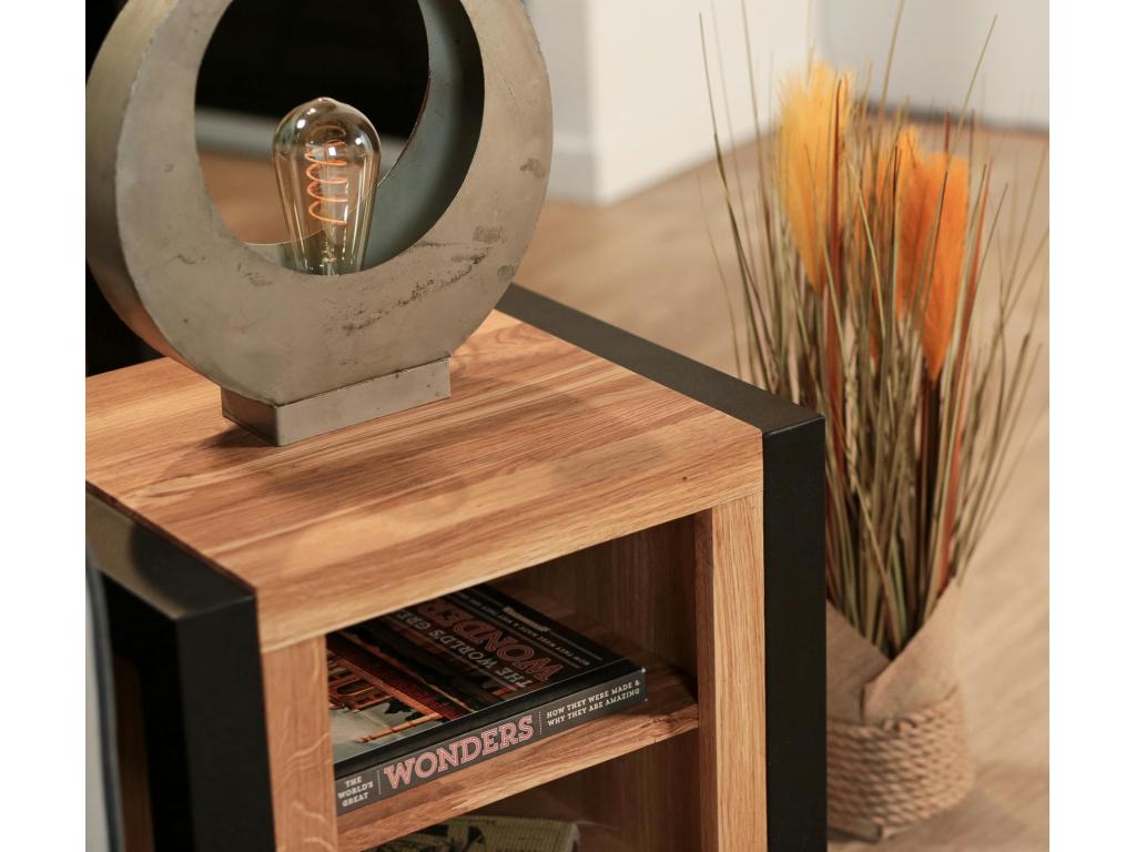 Meublori 2 bedside table in oiled oak