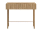 Console table with drawer - freestanding - 90 cm - oiled oak wood finish - Meublori