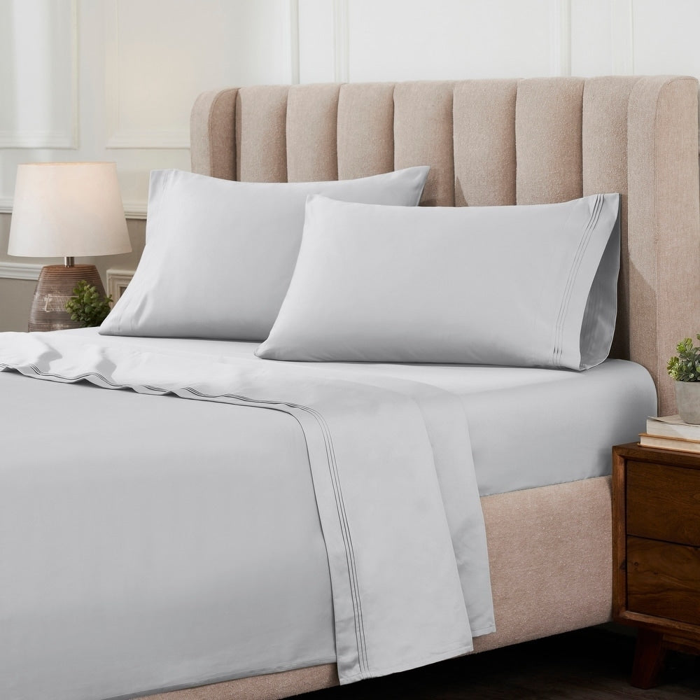 Superior Egyptian Cotton 1000 Thread Count Deep Pocket Solid Sheet Set