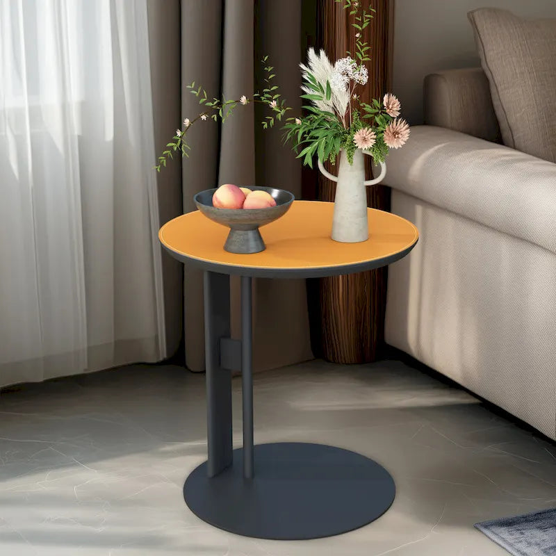 Modern Square Coffee Table with 2 Drawers,White End Table 31.5 Mecha Styling ( large/small tables Separate for sale)