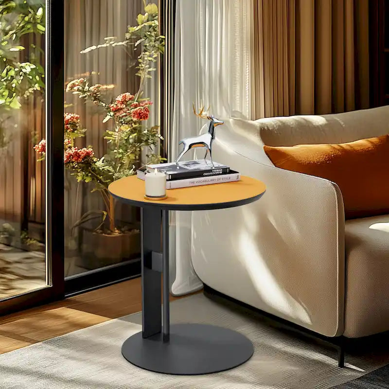 Modern Square Coffee Table with 2 Drawers,White End Table 31.5 Mecha Styling ( large/small tables Separate for sale)