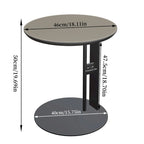 Modern Square Coffee Table with 2 Drawers,White End Table 31.5 Mecha Styling ( large/small tables Separate for sale)