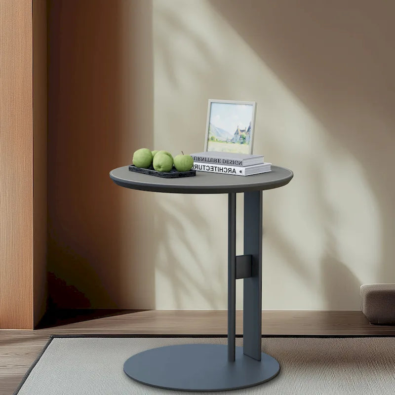 Modern Square Coffee Table with 2 Drawers,White End Table 31.5 Mecha Styling ( large/small tables Separate for sale)