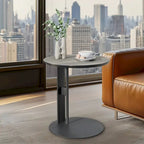 Modern Square Coffee Table with 2 Drawers,White End Table 31.5 Mecha Styling ( large/small tables Separate for sale)