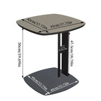 Modern Square Coffee Table with 2 Drawers,White End Table 31.5 Mecha Styling ( large/small tables Separate for sale)