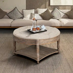 Large Round Ottoman Coffee Table