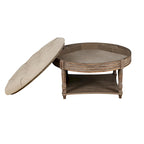 Large Round Ottoman Coffee Table