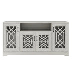 TV Stand for 65+ Inch TV, Rustic Media Console with Storage Shelves, Wood Television Stand for Living Room