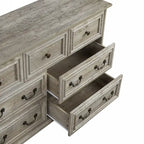 Farmhouse 7 Drawers Dresser for Bedroom