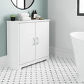 Cabot Small Bathroom Storage Cabinet with Doors by Bush Furniture