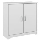 Cabot Small Bathroom Storage Cabinet with Doors by Bush Furniture