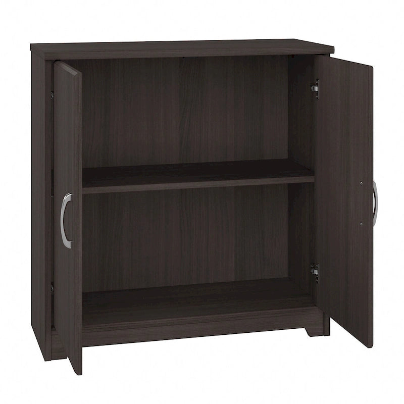 Cabot Small Bathroom Storage Cabinet with Doors by Bush Furniture