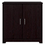 Cabot Small Bathroom Storage Cabinet with Doors by Bush Furniture