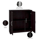 Cabot Small Bathroom Storage Cabinet with Doors by Bush Furniture