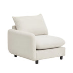 Christopher Knight Home - Evelyn Modern 2-Seater Modular Upholstery Sectional Loveseat Sofa