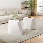 Christopher Knight Home - CloudHouse Modern MGO Coffee Table Set with Geometric Design