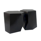 Christopher Knight Home - CloudHouse Modern MGO Coffee Table Set with Geometric Design