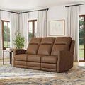Maxwellton Cedar Power Reclining Sofa with Power Headrests and Lumbar by Flexsteel