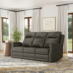 Maxwellton Cedar Power Reclining Sofa with Power Headrests and Lumbar by Flexsteel