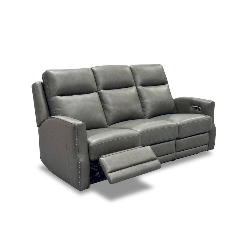Maxwellton Cedar Power Reclining Sofa with Power Headrests and Lumbar by Flexsteel