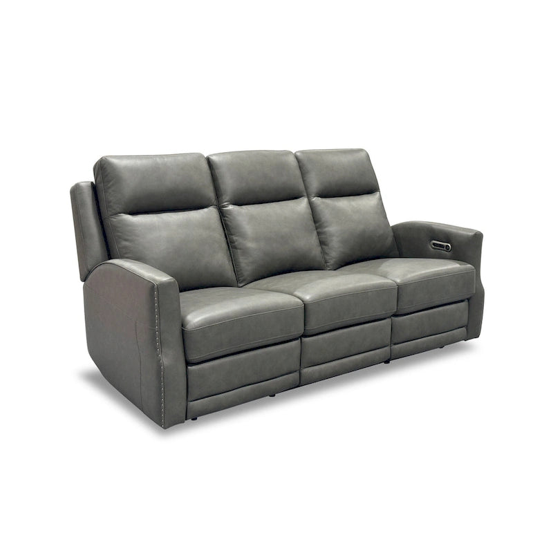 Maxwellton Cedar Power Reclining Sofa with Power Headrests and Lumbar by Flexsteel