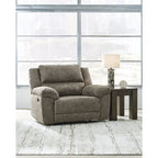 Signature Design by Ashley Laresview Brown Oversized Recliner