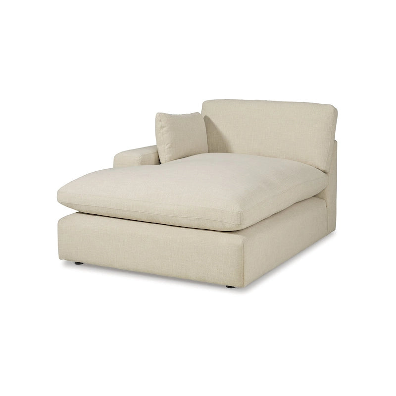 Signature Design by Ashley Elyza Ivory 5-Piece Sectional with Chaise - 135W x 135D x 36H