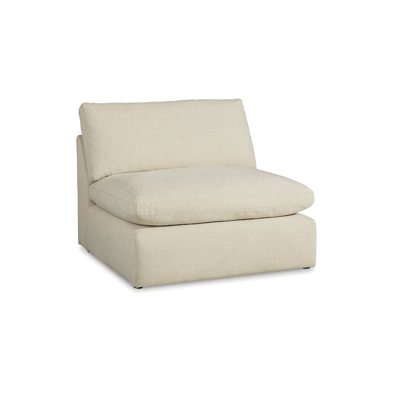 Signature Design by Ashley Elyza Ivory 5-Piece Sectional with Chaise - 135W x 135D x 36H