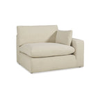 Signature Design by Ashley Elyza Ivory 5-Piece Sectional with Chaise - 135W x 135D x 36H