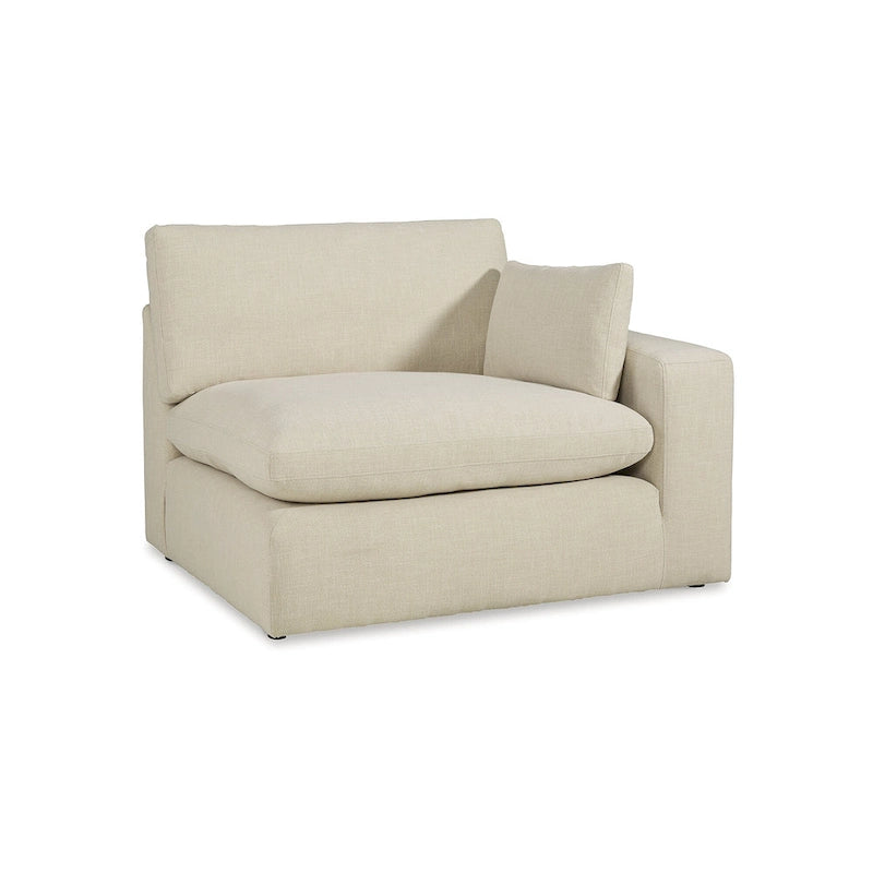 Signature Design by Ashley Elyza Ivory 5-Piece Sectional with Chaise - 135W x 135D x 36H
