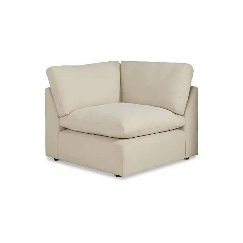 Signature Design by Ashley Elyza Ivory 5-Piece Sectional with Chaise - 135W x 135D x 36H