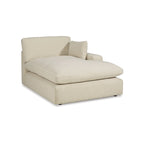 Signature Design by Ashley Elyza Ivory 5-Piece Sectional with Chaise - 135W x 135D x 36H