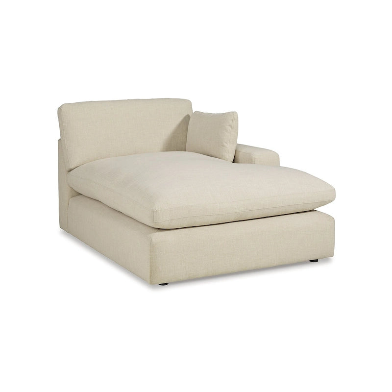 Signature Design by Ashley Elyza Ivory 5-Piece Sectional with Chaise - 135W x 135D x 36H