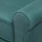 Roomfitters Manual Standard Recliner, Comfortable Lounge Chair for Living Room, Bedroom, Teal
