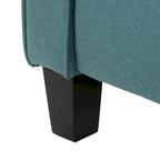 Roomfitters Manual Standard Recliner, Comfortable Lounge Chair for Living Room, Bedroom, Teal