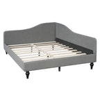 Full L-Shaped Daybed with Wood Legs