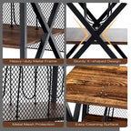 Costway 3-tier Rolling Turntable Stand Vinyl Record Storage Shelf with - See Details