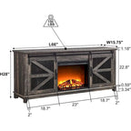 Farmhouse Fireplace TV Stand, Entertainment Center, TV Console