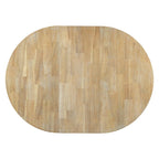 5-Piece Farmhouse Dining Table Set Wood Round Extendable Dining Table and Chair Sets with Nailheads Chairs for Dining Room