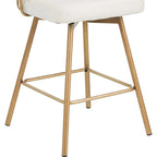 Christopher Knight Home Bremen 180Swivel 26 Velvet Counter Stools with Metal Legs (Set of 2)
