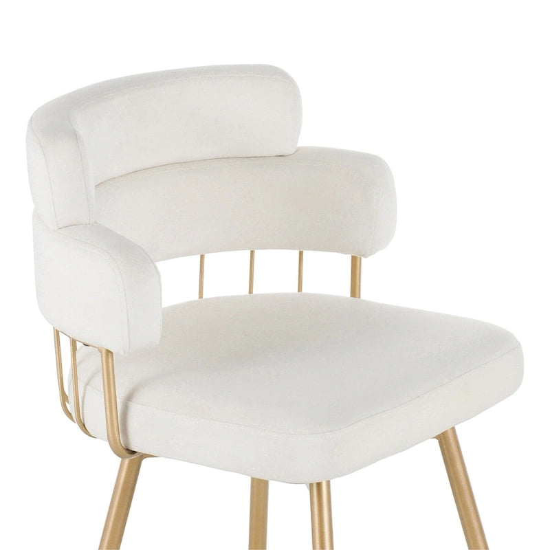 Christopher Knight Home Bremen 180Swivel 26 Velvet Counter Stools with Metal Legs (Set of 2)