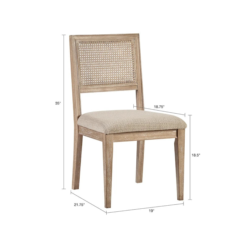 Farmhouse Style Dining Chair Side Chair Kitchen Chairs Set of 2