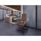 Modern High Back Tall Ribbed Office PU Leather Swivel Tilt Adjustable Cushion Chair Designer Boss Executive