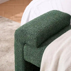 54 Boucle Bedroom Bench with Channel Tufted