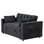 Roomfitters 58 4-1 Multi-functional Sofa Bed with Cup Holder and USB Port for Living Room or Apartments